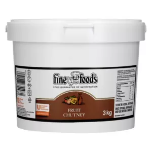 Allow the taste of this fruit chutney to tantalize your taste buds. It is the perfect mix of sweet that will complement any savoury dish.